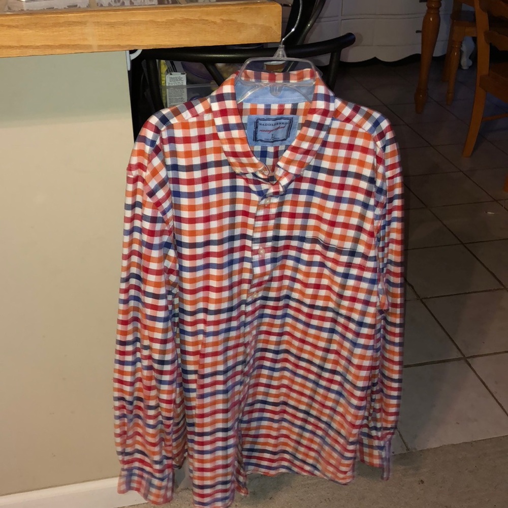 Saddlebred men’s button down shirt, Large